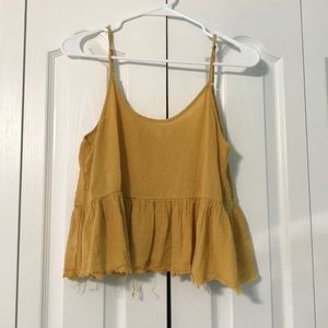 Mustard Yellow Tank Top
